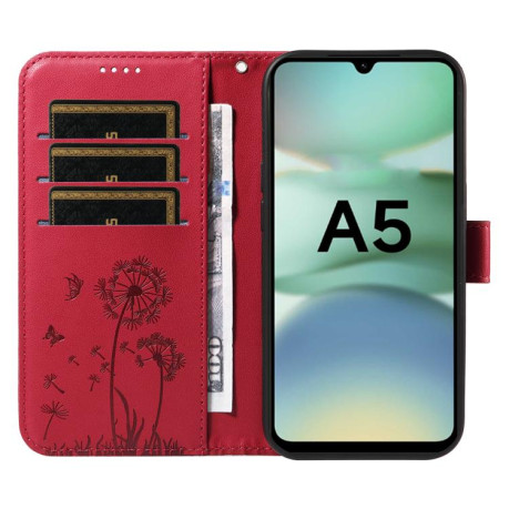 Чохол-книжка Dandelion Embossed Pattern Flip Leather для Redmi A5 4G 173.3mm Global - червоний