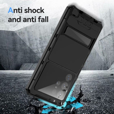 Противоударный чехол R-JUST RJ-56 Gen Life Waterproof для Samsung Galaxy S23 Ultra 5G - черный