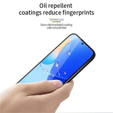 Защитное стекло PINWUYO 9H 3D Full Screen на Xiaomi Poco M6 Pro 4G - черное