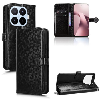 Чохол-книжка Honeycomb Dot на Xiaomi 17T Pro 5G — чорний