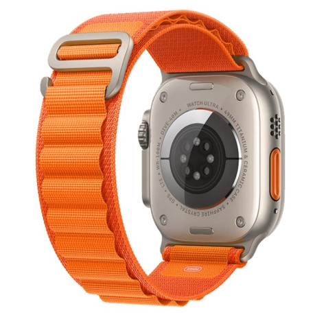 Ремешок Nylon Loop для Apple Watch Series 8/7 41mm/40mm /38mm - оранжевый