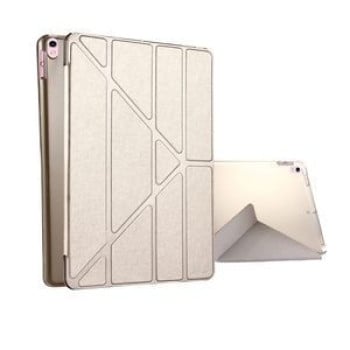 Чехол Silk Texture Deformation Flip Sleep / Wake-up Champagne золотой для iPad  Air 2019/Pro 10.5