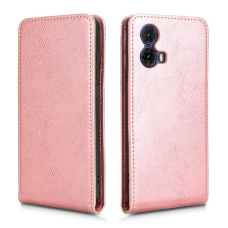 Флип-чехол Vertical Flip Leather Phone Case with Card Slot для Motorola Moto G85 5G / S50 Neo 5G - золото