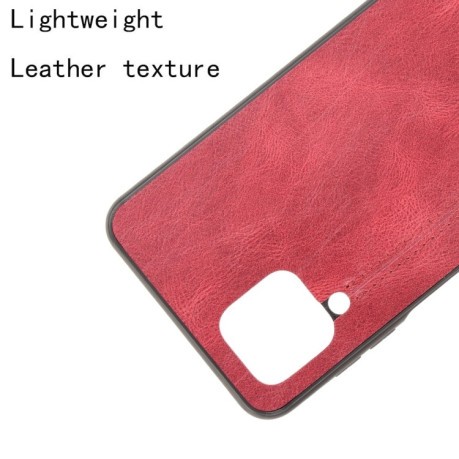 Ударозащитный чехол Sewing Cow Pattern на Samsung Galaxy M32 4G - красный