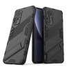 Противоударный чехол Punk Armor для Xiaomi 12 Lite - черный