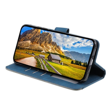 Чехол-книжка Stitching Skin Feel для Motorola Edge 60 Fusion - синий