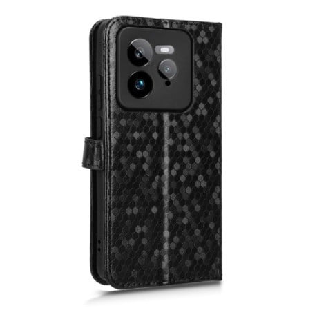 Чехол-книжка Honeycomb Dot для Realme GT 7 Pro - черный