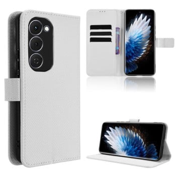 Чехол-книжка Diamond Texture на Tecno Spark 40 Pro+ 4G — белый