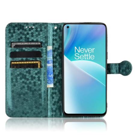 Чехол-книжка Honeycomb Dot для OnePlus Nord 2T 5G - зеленый