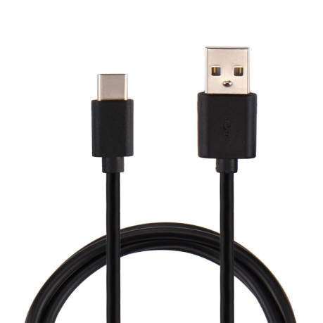 Кабель 1m USB-C / Type-C to USB 2 Data / Charger Cable - черный