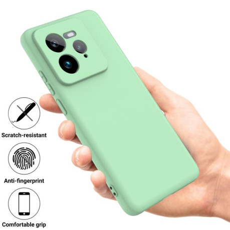Силіконовий чохол Solid Color Liquid Silicone на Realme GT 7 Pro - зелений