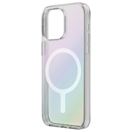 Оригинальный чехол UNIQ LifePro Xtreme на iPhone 15 Pro Max - Magclick Charging opal/iridescent
