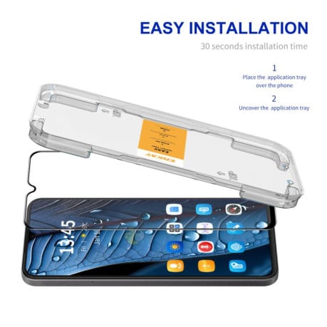Защитное Стекло ENKAY Easy Install High Alumina Silicon на Xiaomi Redmi A5 4G 171.7mm - черное