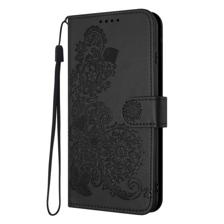 Чохол-книжка Totem Embossed Magnetic Leather для Samsung Galaxy A35 - чорний