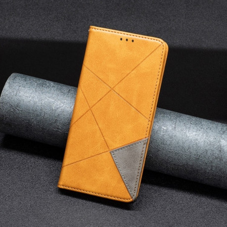 Чехол-книжка Rhombus Texture для Samsung Galaxy A56 5G - желтый
