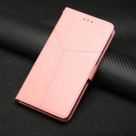 Чехол-книжка Y-shaped Pattern для Xiaomi Redmi 13 4G Global - розовый