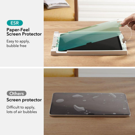 Комплект захисних плівок ESR Paper Feel для iPad 10.9 2022 - Matte Clear