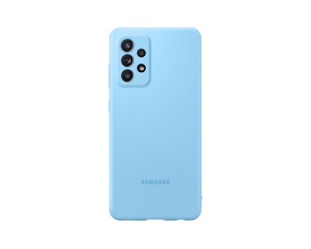 Оригинальный чехол Samsung Silicone Cover для Samsung Galaxy A52/A52s - blue