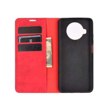Чохол-книжка Retro-skin Business Magnetic на Xiaomi Mi 10T Lite - червоний