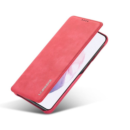 Чехол-книжка LC.IMEEKE Hon Ancient Series для Samsung Galaxy S22 Plus 5G - красный