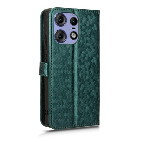 Чехол-книжка Honeycomb Dot для Motorola Edge 50 Pro - зеленый