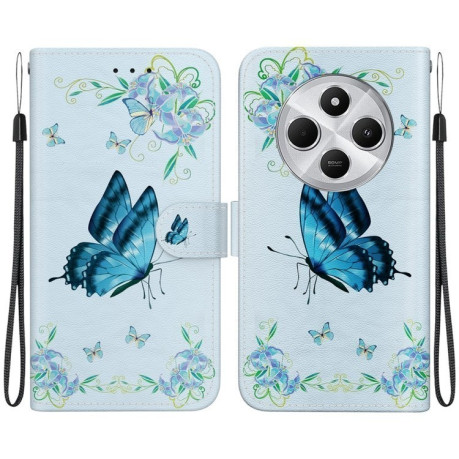 Чехол-книжка Colored Drawing Series на Xiaomi Redmi 14C 4G/Poco C75/Redmi A4 5G - разноцветный