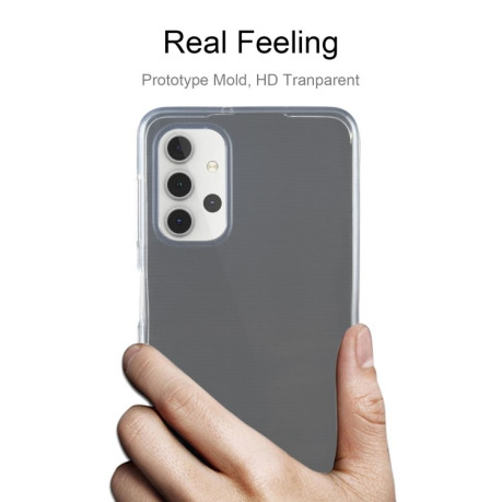 Ультратонкий силиконовый чехол 0.75mm на Samsung Galaxy A32 4G - прозрачный