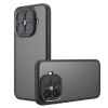 Противоударный чехол Armor Precise Hole гибрид на Xiaomi 15T Pro 5G — матовый черный