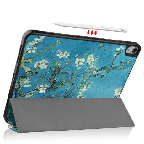 Чехол-книжка Colored Drawing with stylus holder на iPad Air 10.9 2022/2020 - Apricot Flower