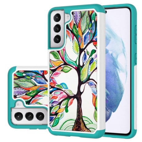 Противоударный чехол Coloured Pattern на Samsung Galaxy S21+ - Colorful Tree