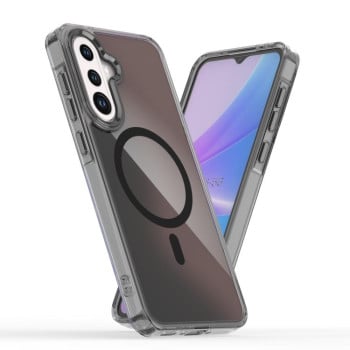 Чехол Plating Gradient Discolor MagSafe для Samsung Galaxy A56 5G - черный