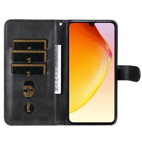 Чохол-книжка Fashion Calf Texture для Vivo V25 5G/V25e 4G - чорний