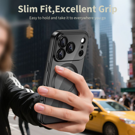 Чохол Tech-Protect MagFlex MagSafe на iPhone 17 Pro Max - Clear Black