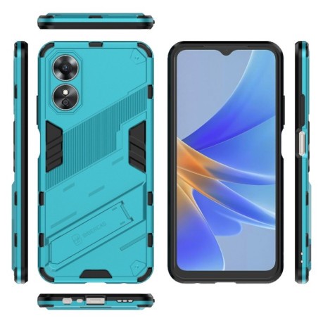 Противоударный чехол Punk Armor для OPPO A17 4G - синий