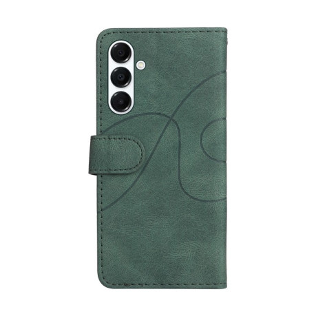 Чохол-книжка Dual-color Splicing Flip Leather  для Samsung Galaxy A26 5G - зелений