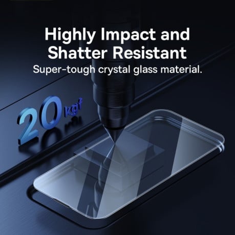 Защитное стекло Baseus 0.3mm All-glass Crystal для iPhone 14 Pro