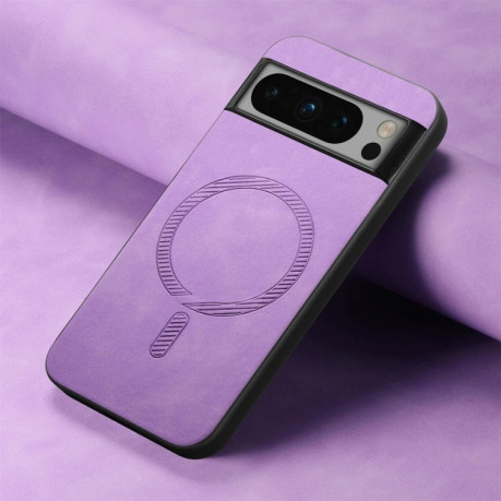 Чохол Retro Magsafe Magnetic для Google Pixel 9 Pro XL - фіолетовий