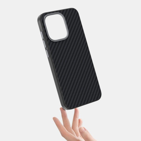 Ультратонкий чехол ABEEL 6D Micro Relief MagSafe Magnetic на OnePlus 13T - Carbon Fiber Black