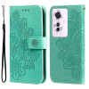 Чохол-книжка 7-petal Flowers Embossing для OPPO Reno11 F Global / F25 Pro Global - зелений