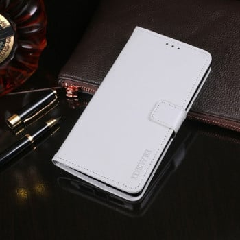 Чехол-книжка idewei Crazy Horse Texture для Xiaomi Redmi Note 11/ Poco M4 Pro 5G - белый