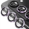 Захисне скло на камеру ENKAY Aluminium для Samsung Galaxy Fold 7 - фіолетове