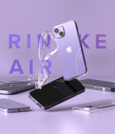 Оригінальний чохол Ringke Air на iPhone 13 mini - transparent