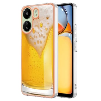 Протиударний чохол Electroplating IMD для Xiaomi Redmi 13C/Poco C65 - Beer