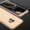 Чохол GKK Three Stage Splicing Full Coverage на Samsung Galaxy S9-золотий