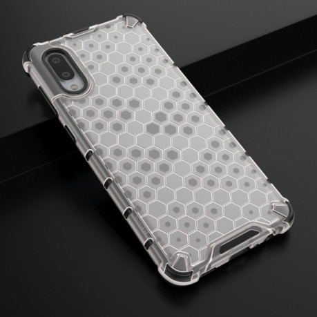 Противоударный чехол Honeycomb на Samsung Galaxy A02/М02 - белый