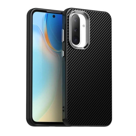 Ударозащитный чехол Carbon Fiber Series IMD на Samsung Galaxy A36 5G - черный