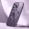 Чехол SULADA MagSafe Plating TPU на iPhone 15 Pro Max - фиолетовый