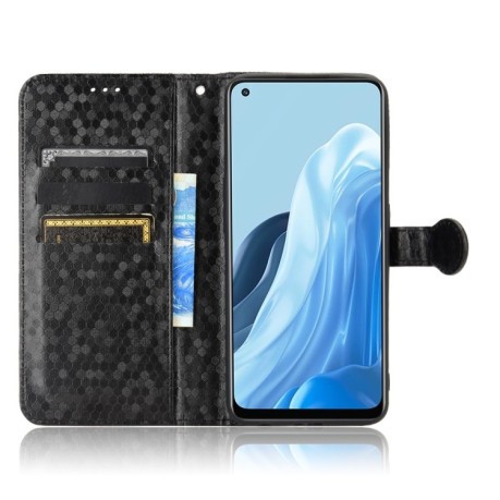 Чохол-книжка Honeycomb Dot для OPPO Reno7 5G Global/ Find X5 Lite/OnePlus Nord CE2 5G - чорний