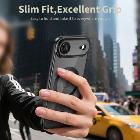 Чохол Tech-Protect MagFlex MagSafe на iPhone Air - Clear Black