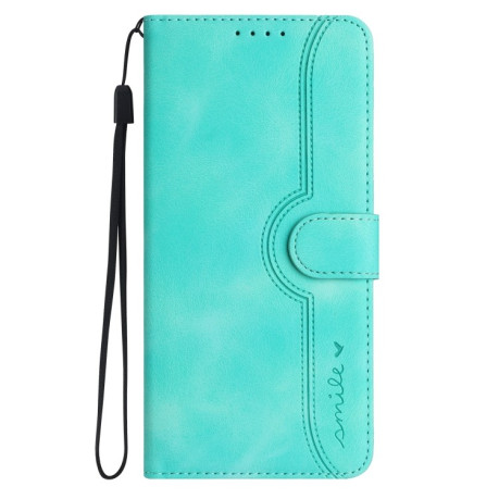 Чехол-книжка Skin Feel Heart Amile для Vivo Y53s 4G/Y51a/Y33 4G - голубой